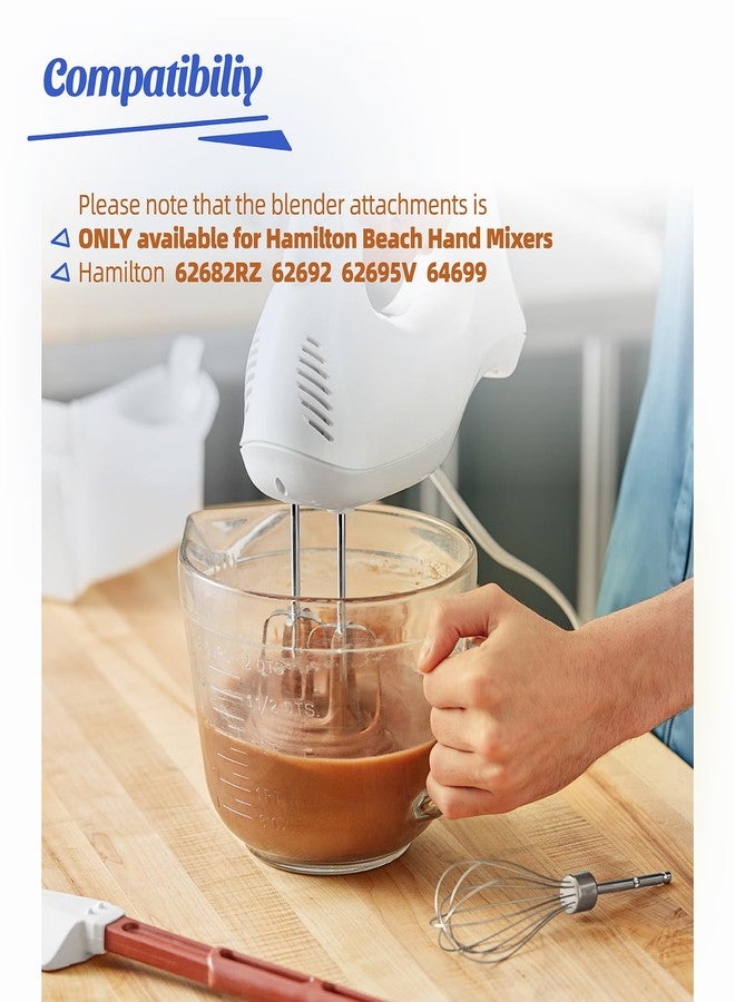 Xinxinlin Replacement Beaters for Hamilton Beach Hand Mixers, Compatible with Models 62682RZ, 62692, 64699, 62695V Series - Image 4